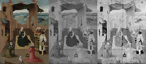 Adoration of the Magi, Rotterdam; Parallel view