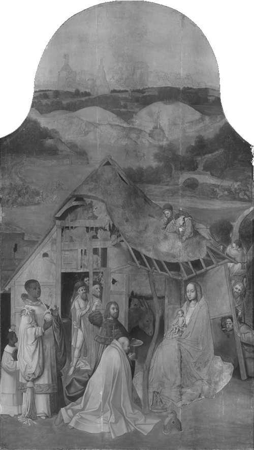 Adoration of the Magi,'s-Hertogenbosch; Infrared photography